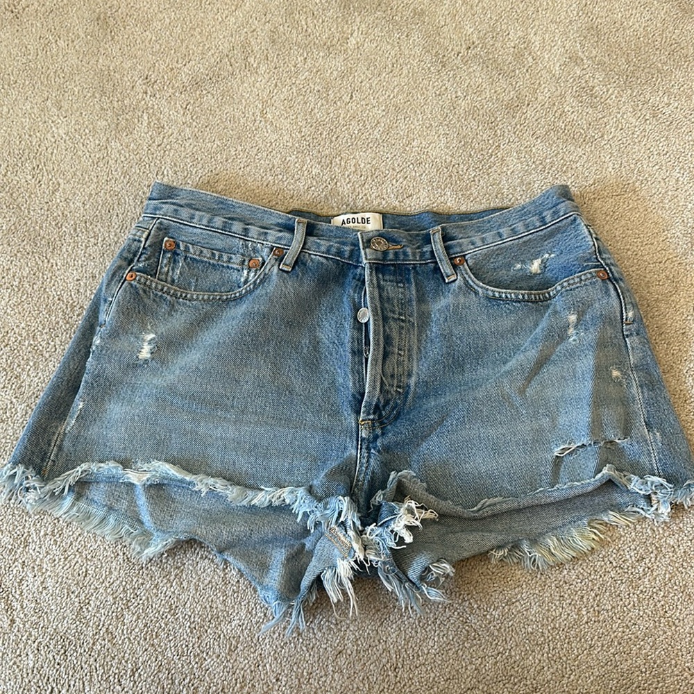 AGOLDE Parker Cutoff Jean Shorts - size 29